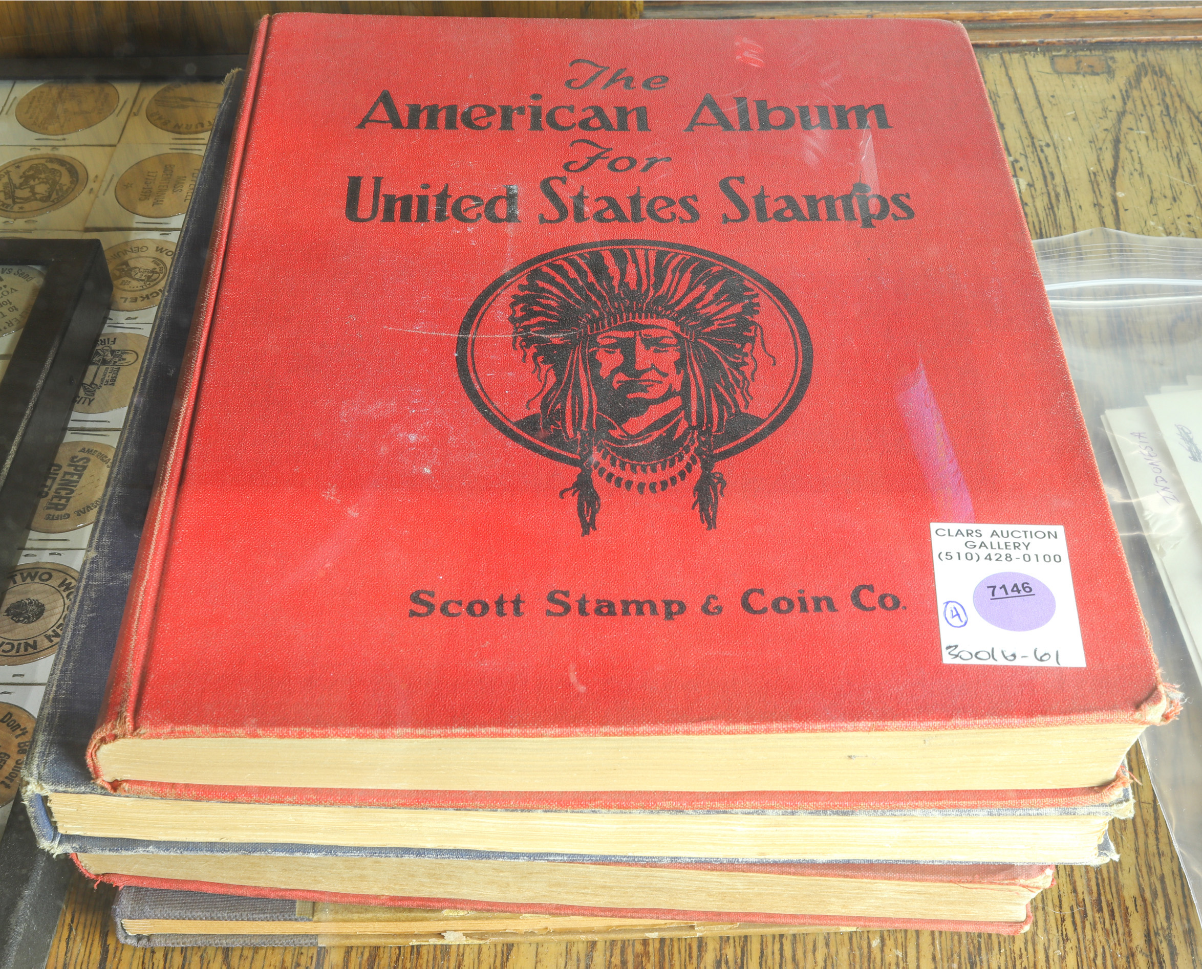 (LOT OF 4) STAMP HARDBOUND BOOKS