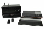 Lot of (4) stereo components c