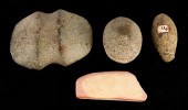 (LOT OF 4) THREE STONE IMPLEME