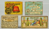 Lot of 4: Tobacco Tins. <br />