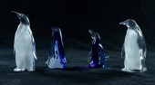 (LOT OF 4) TWO MURANO GLASS PE