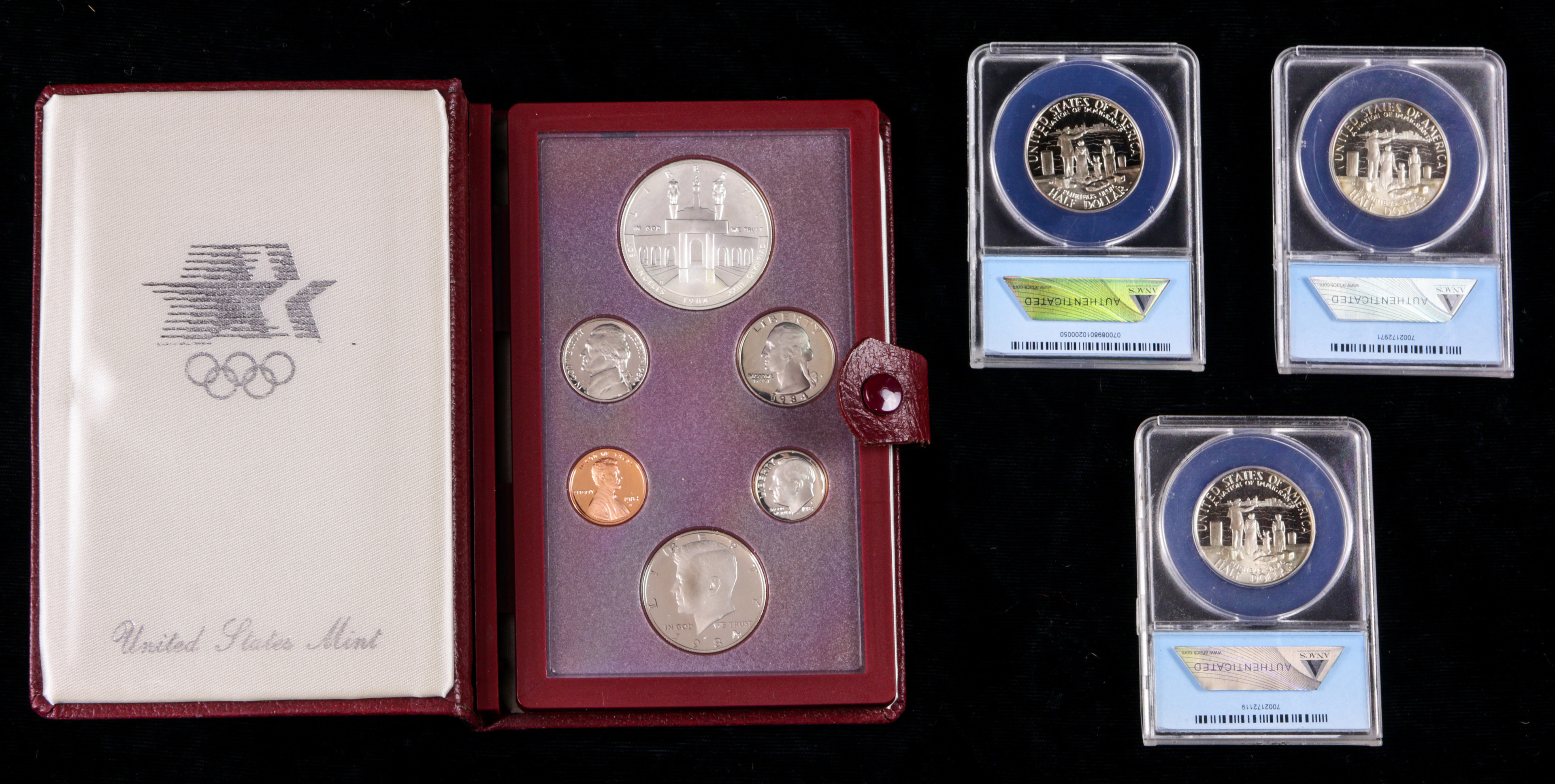 (LOT OF 4) USA PROOF COINS 1984 AND
