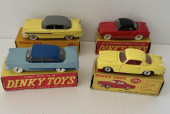 LOT OF 4 VINTAGE DINKY TOY CAR