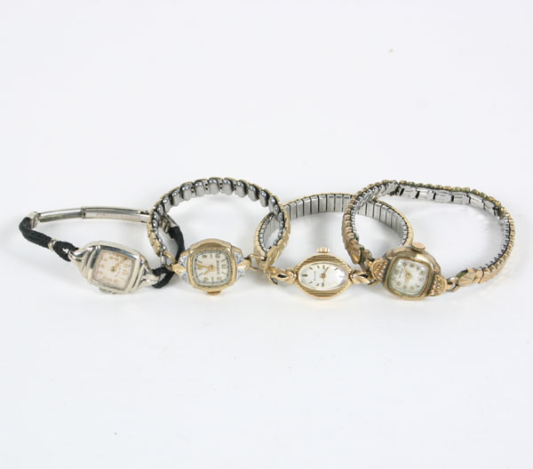 Lot of 4 vintage ladies watches: