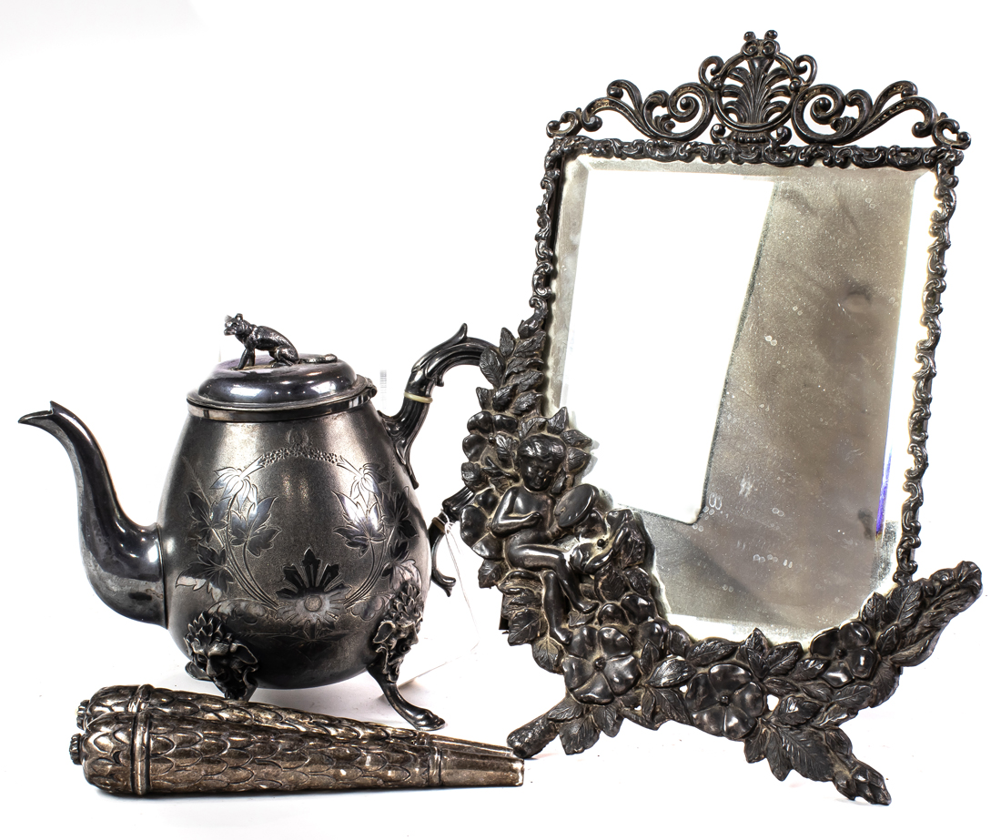 (LOT OF 4) VINTAGE SILVERPLATED