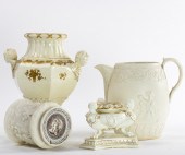 (LOT OF 4) WEDGWOOD CREAMWARE