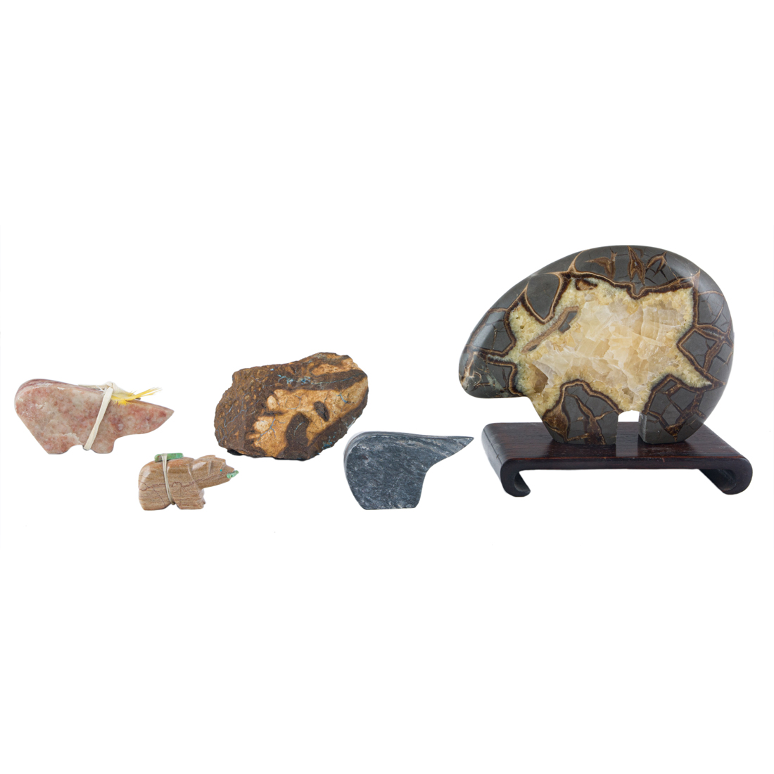 (LOT OF 4)  ZUNI STONE FETISHES
