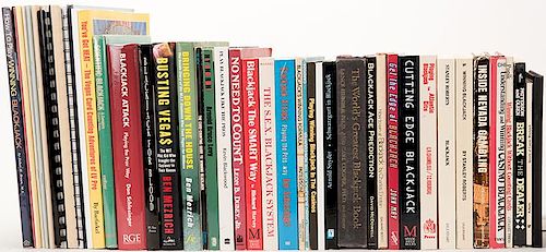 LOT OF 40 BOOKS ON BLACKJACK.Lot of