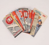 Lot of 40+ TWA airline schedul