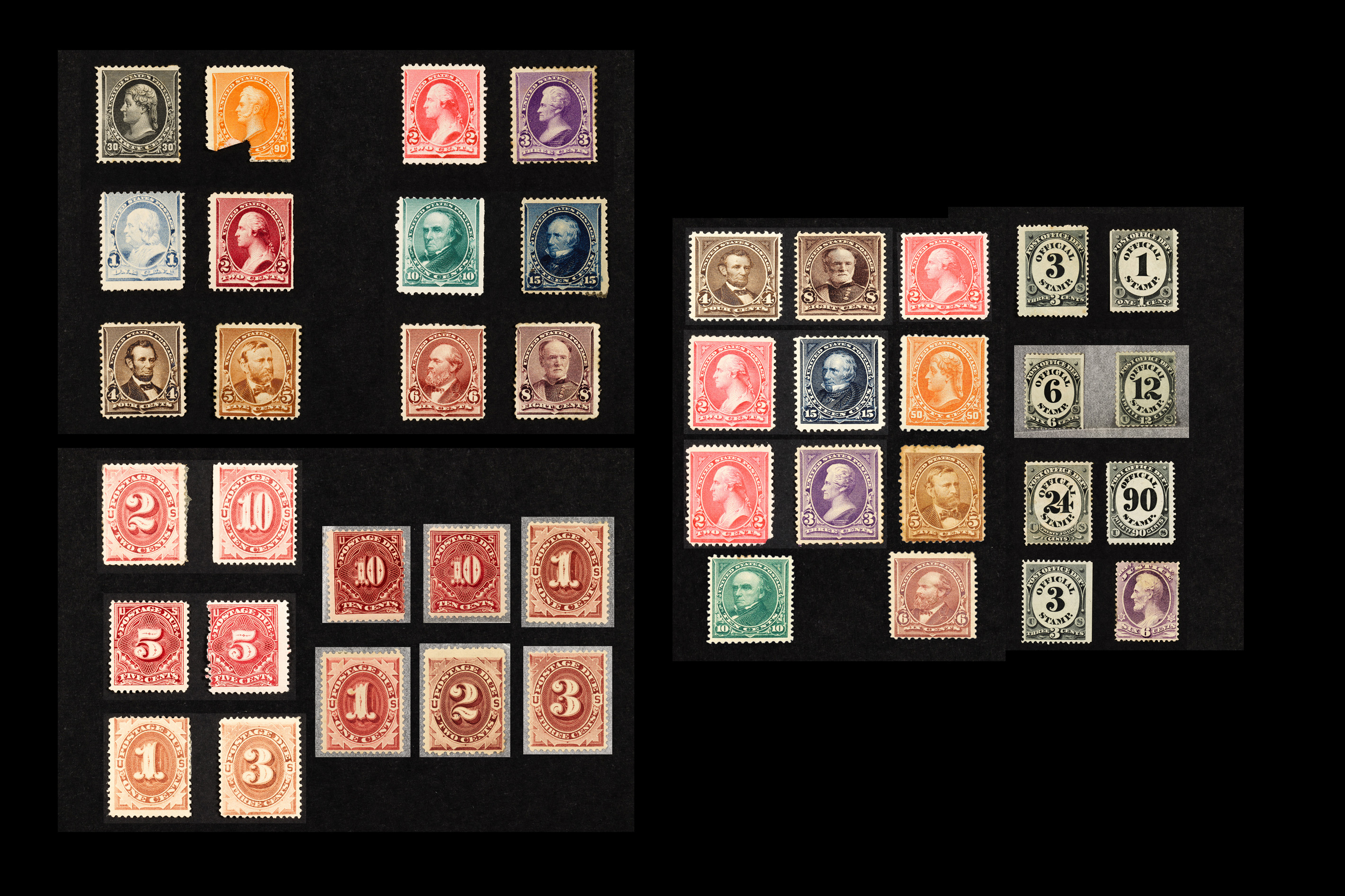 (LOT OF 41) STAMP COLLECTION: