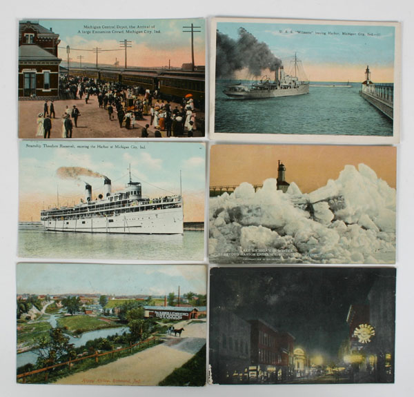 Lot of 45+ postcards from Indiana
