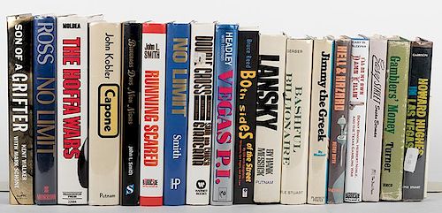 LOT OF 47 BOOKS ON MOBSTERS,