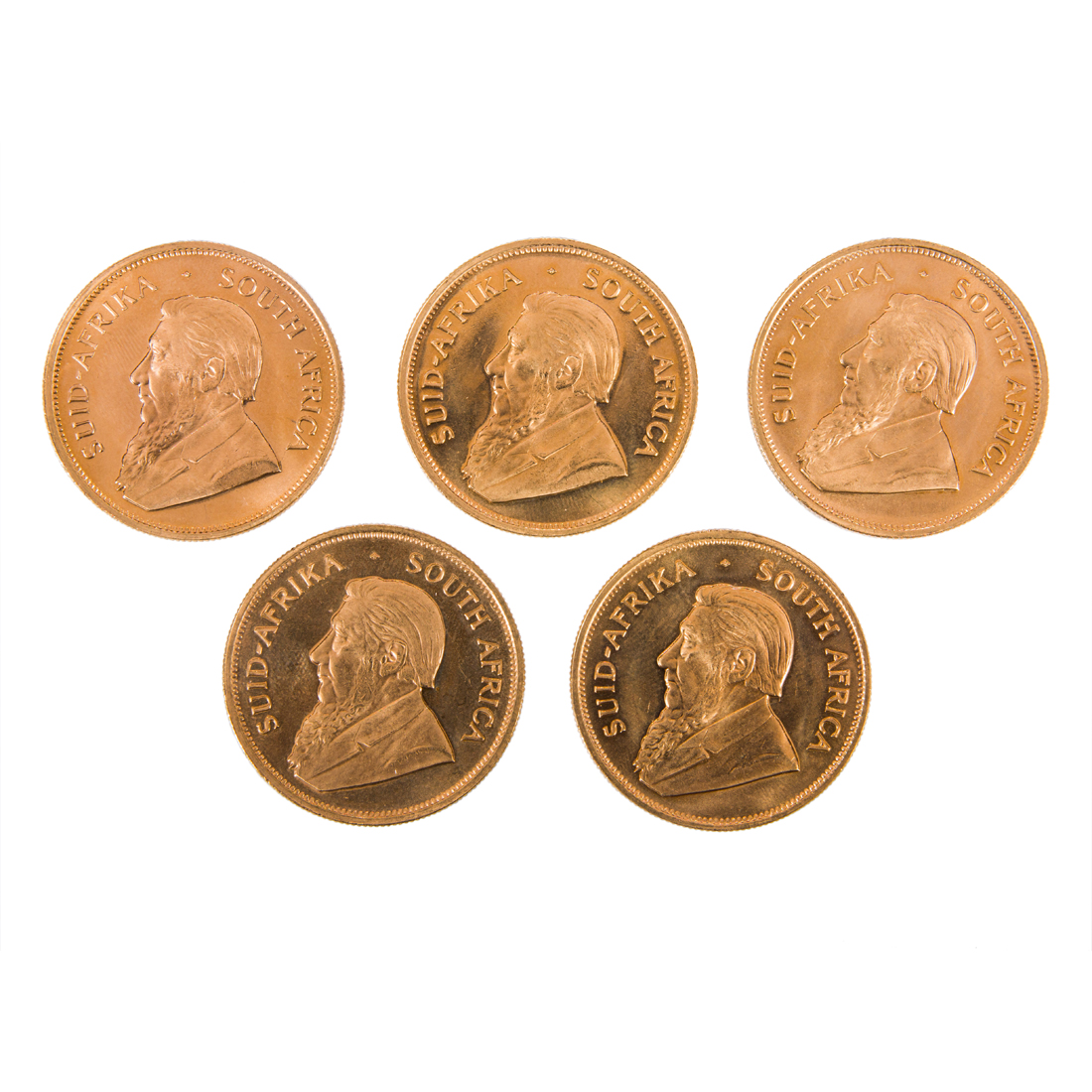 (LOT OF 5) 1978 SOUTH AFRICAN