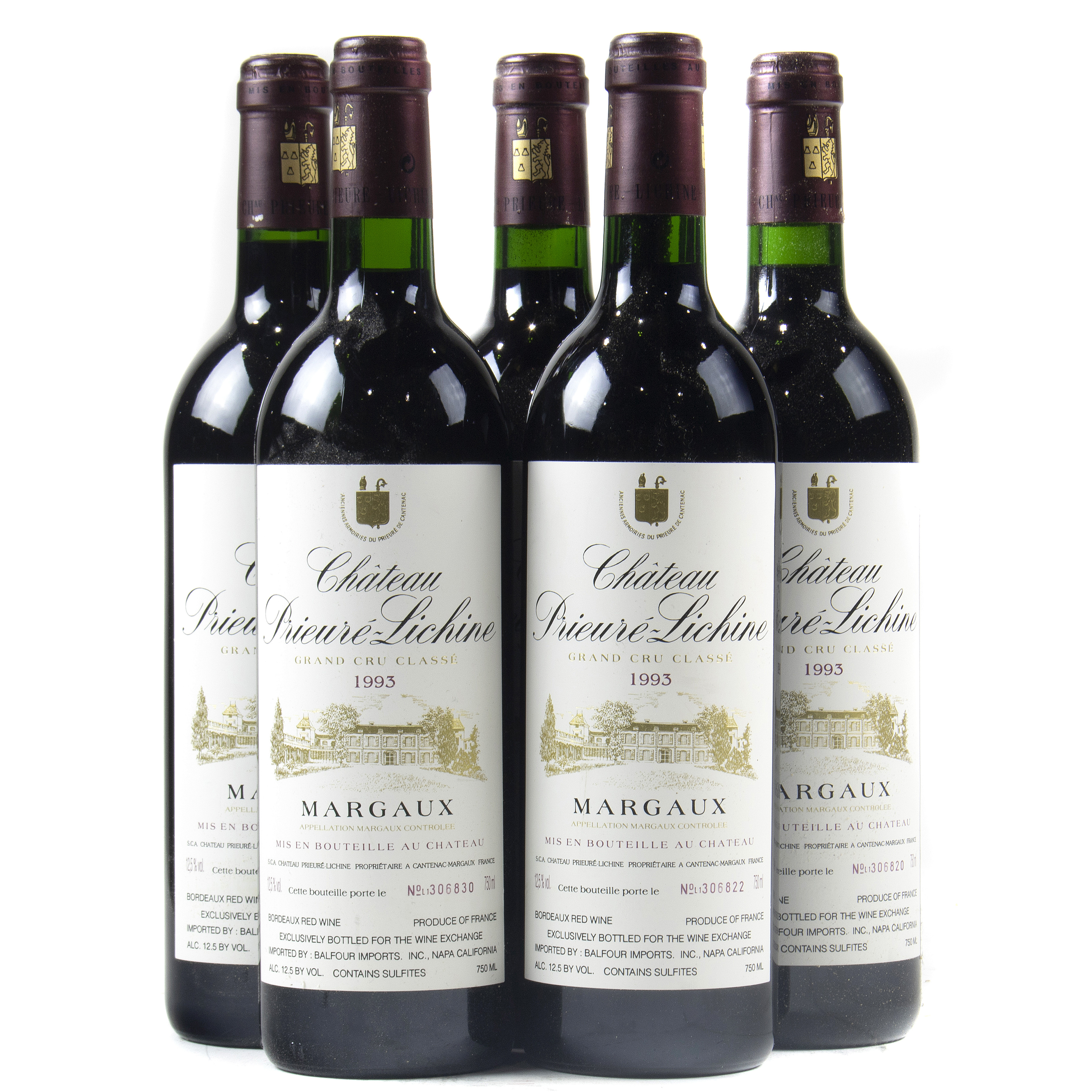 (LOT OF 5) A GROUP OF 1993