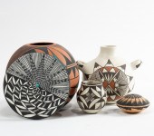(LOT OF 5) ACOMA OR LAGUNA POT