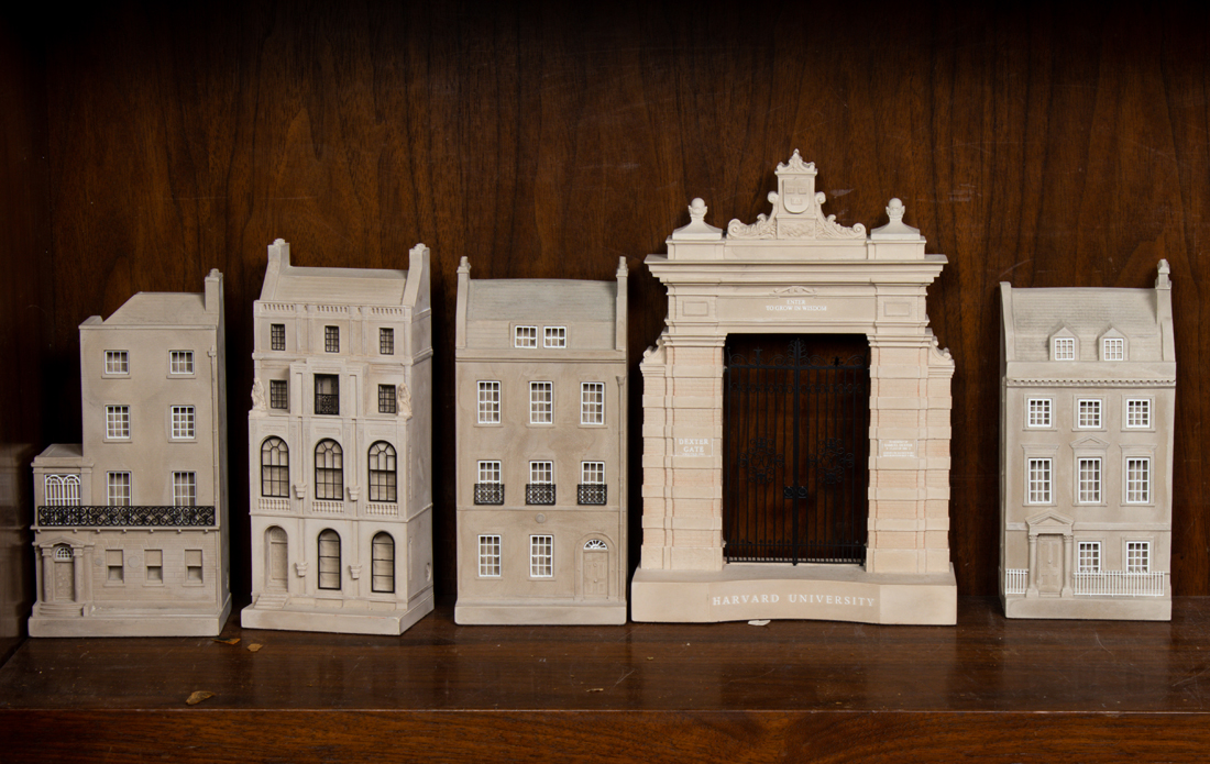 (LOT OF 5) ARCHITECTURAL BOOKENDS