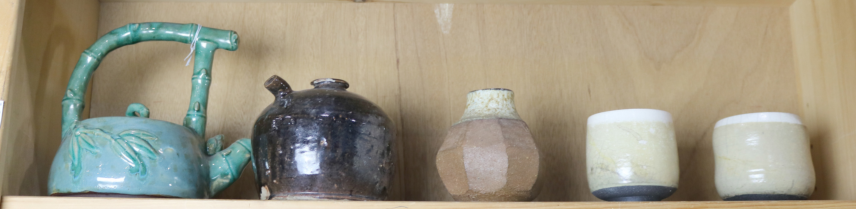 (LOT OF 5) ASIAN CERAMIC TEA