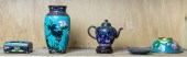 (LOT OF 5) ASIAN CLOISONNE TAB