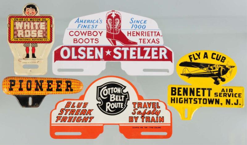 Lot of 5: Assorted License Plate