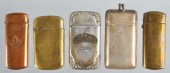 Lot of 5: Assorted Match Safes