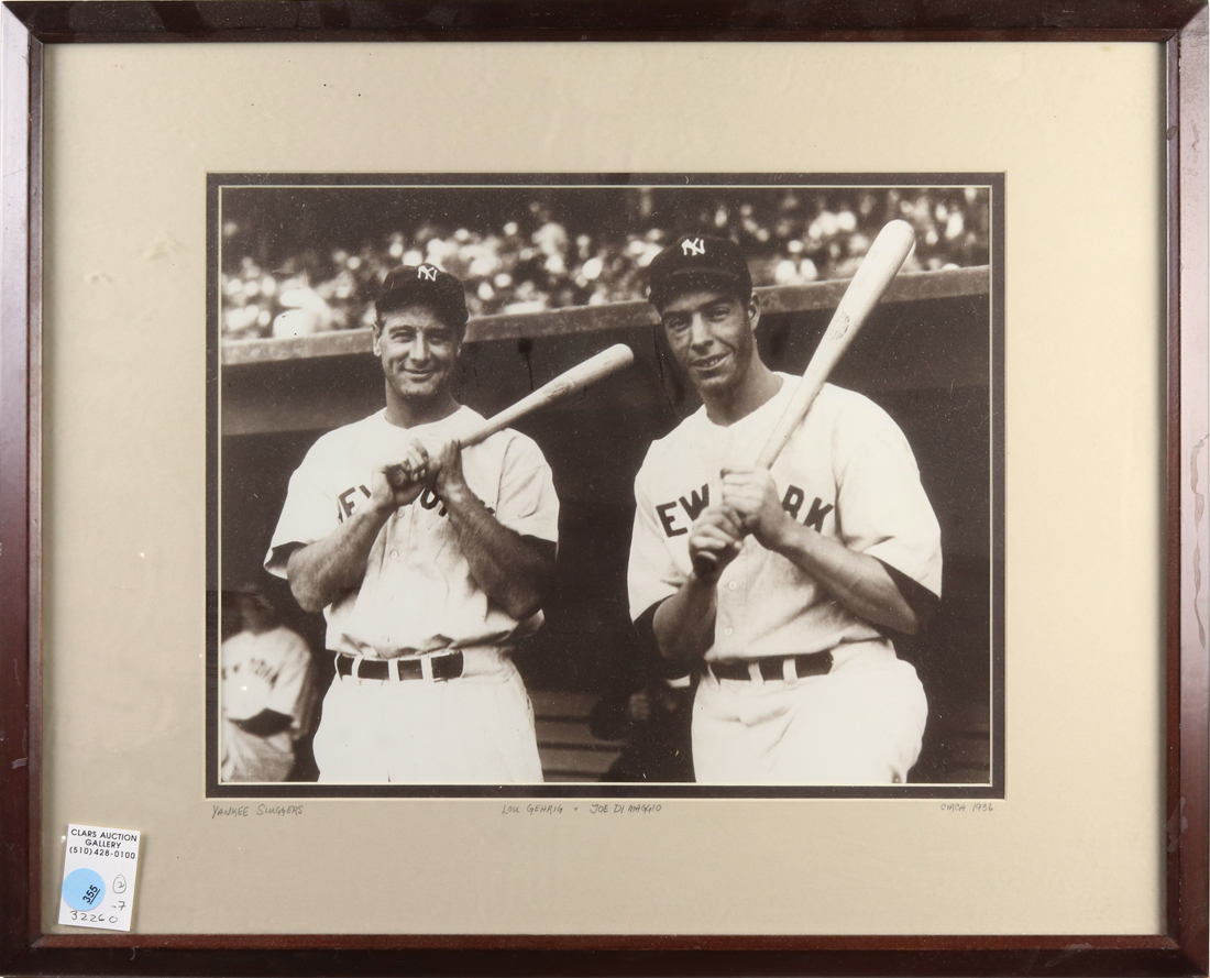 (LOT OF 5) BASEBALL PHOTOGRAPHS AND