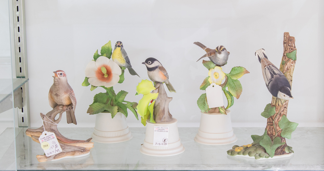 (LOT OF 5) BOEHM PORCELAIN