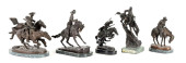 LOT OF 5: BRONZES.<br>Lot of s