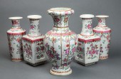 (LOT OF 5) CHINESE EXPORT FAMI