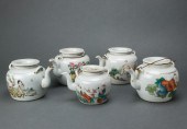 (LOT OF 5) CHINESE FAMILLE ROS