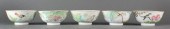 (LOT OF 5) CHINESE FAMILLE ROS