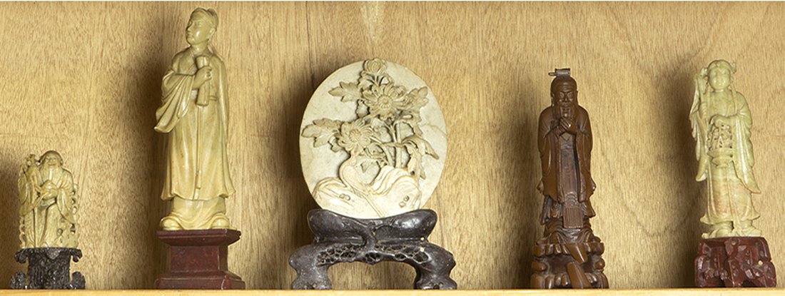 (LOT OF 5) CHINESE SOAPSTONE