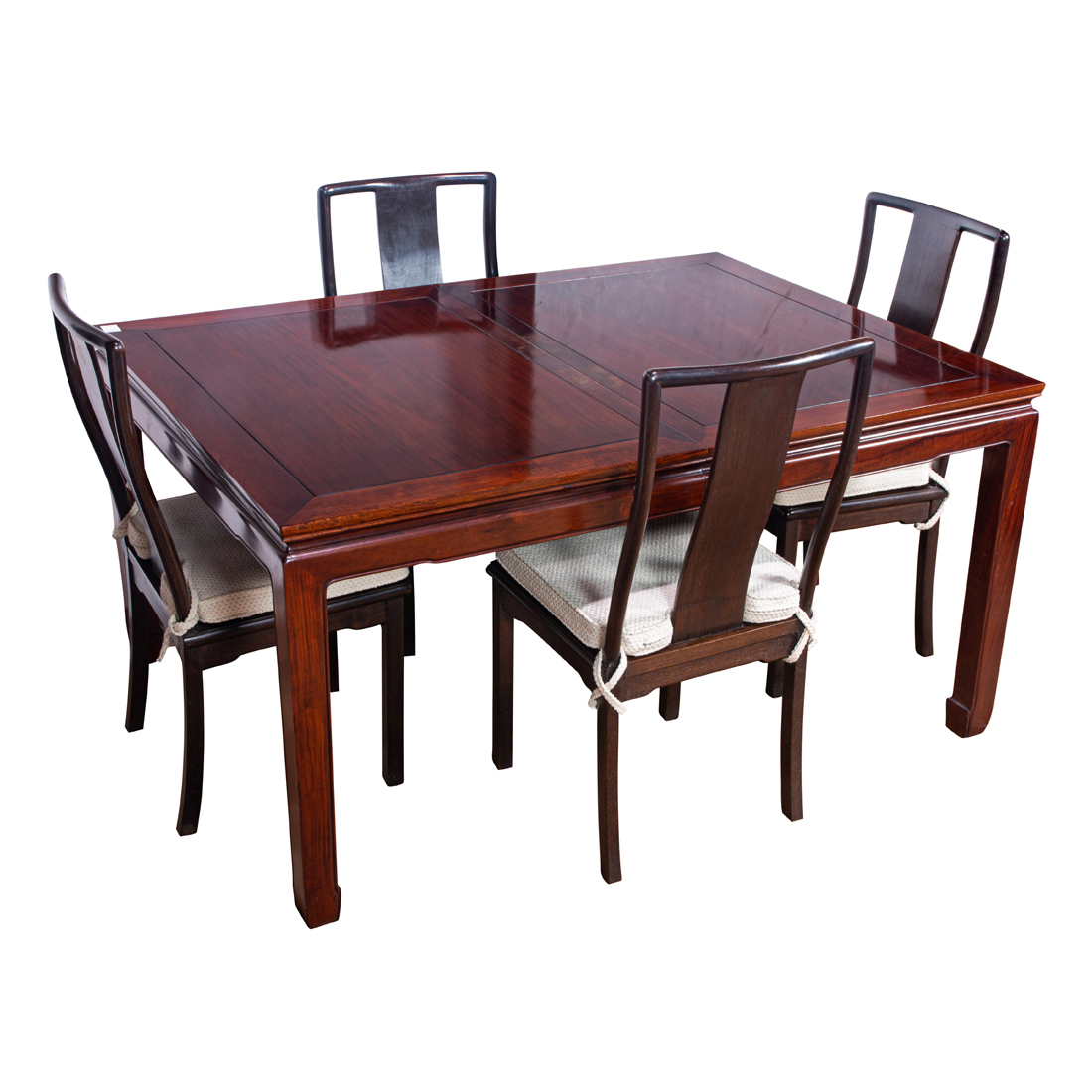 (LOT OF 5) CHINESE STYLE TEAK