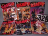 Lot of 5 Coleco Rambo Figures,