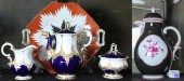 (LOT OF 5) GERMAN PORCELAINS: