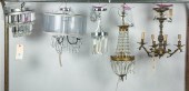 (LOT OF 5) GROUP OF HANGING LI