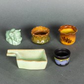 (LOT OF 5) GROUP OF ROOKWOOD P