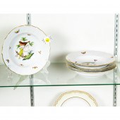 (LOT OF 5) HEREND PORCELAIN SO