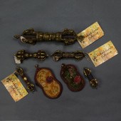 (LOT OF 5) HIMALAYAN BRONZE VA