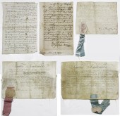 (LOT OF 5) HISTORICAL DOCUMENT