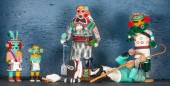 (LOT OF 5) HOPI KACHINAS, INCL