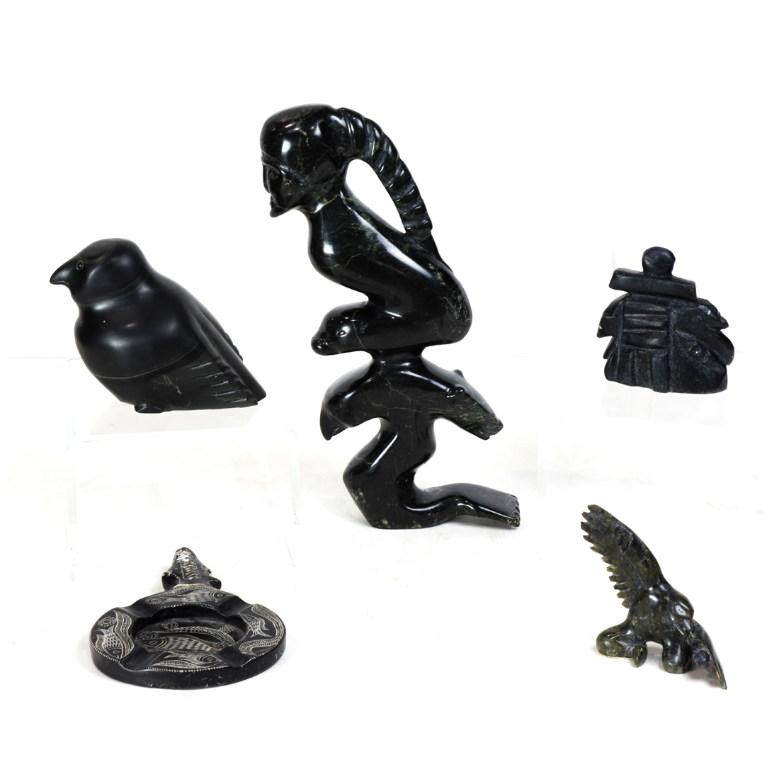 (LOT OF 5) INUIT CARVING GROUP (lot