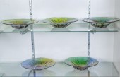 (LOT OF 5) KOSTA BODA ART GLAS