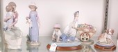 (LOT OF 5) LLADRO PORCELAIN FI