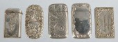 Lot of 5: Match Safes. <br />