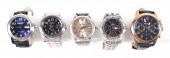 LOT OF 5 MENS WATCHESLot of 5