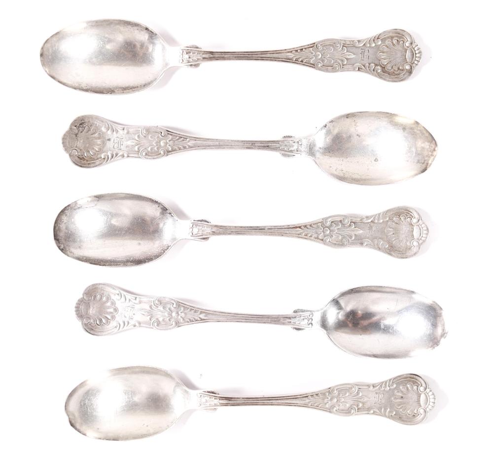 LOT OF 5 MONOGRAMMED STERLING