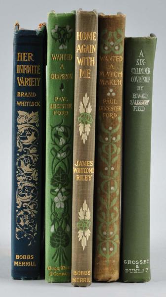 Lot of 5: Novels Illustrated by