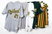 (LOT OF 5) OAKLAND ATHLETICS J