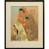 (LOT OF 5) PAUL JACOULET (1896