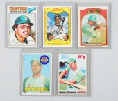 Lot of 5: Reggie Jackson Baseb
